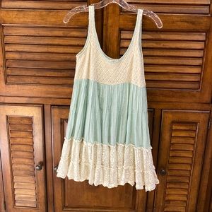 Baby doll dress says size 1, but this fits like a Medium.